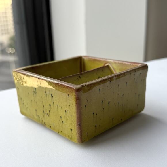 Paul Speck (1896 – 1966) Ceramic Pottery Ashtray Karlsruhe Majolika Form #1612 - Picture 8 of 11